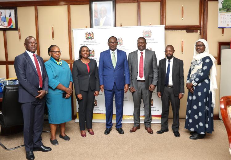 SCAT team on courtesy call with PS